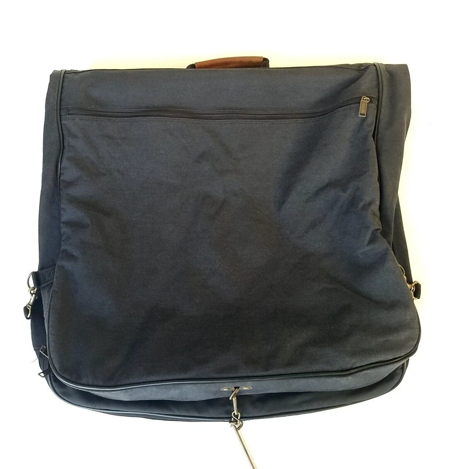 Bolso de ropa de lona Jeep Wrangler 1995 vintage negro 44x22" con correa para el hombro Foto 2 de 4