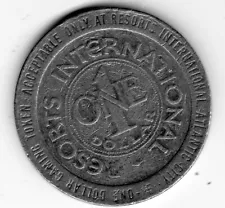 Atlantic City: Resorts International 1.00 Slot token