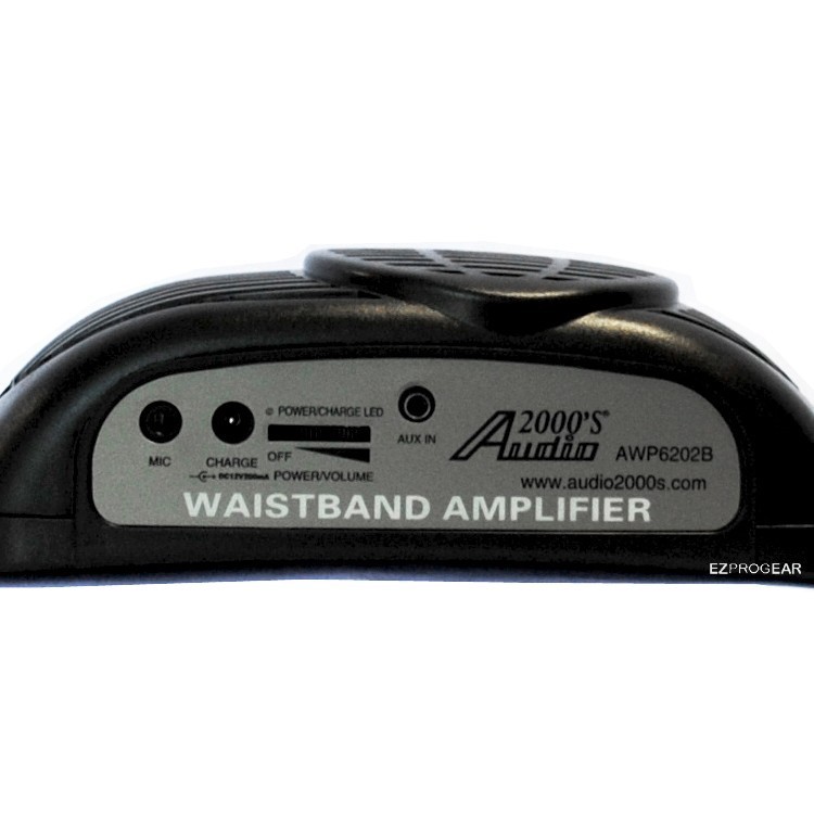 Black Waist Band Portable Battery Power PA System with Headset Microphone (New)