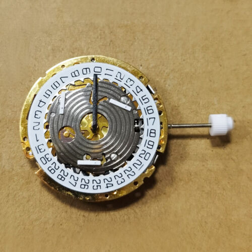 Quartz Watch Movement Date At 4 O'clock 6 Hands For ISA 8171 Replacement - Picture 1 of 2