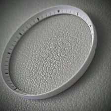 Chapter Ring SKX007 Angled MIN / White + Black - SEIKO MOD SKX Chapter Ring