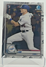 Gavin Lux 2020 Topps Bowman Chrome Base Rookie Card RC #83 Los Angeles Dodgers