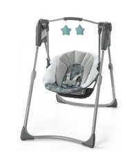 target graco slim spaces compact swing