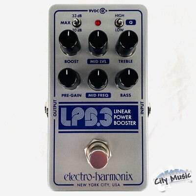 Used Electro-Harmonix EHX LPB-3 Linear Power Booster Guitar Effects Pedal  