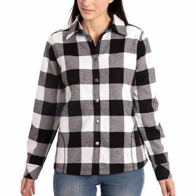 orvis womens fleece lined flannel shirt jacket