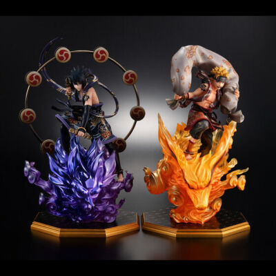 Naruto Uzumaki Fujin & Sasuke Uchiha Raijin LMTD Set MegaHouse
