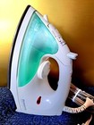 Rowenta Steam Iron INOX Aqua Clip DE435 Auto Off Vertical Steam 120v Germany