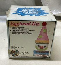 Vtg Holiday Industries EGGHEAD KIT Kooky Klown un-opened STILL IN BOX