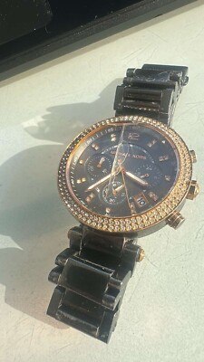 Unisex 38MM RUNNING PERFECT Michael Kors Chrono mk-5539 JUNK  display picture 1