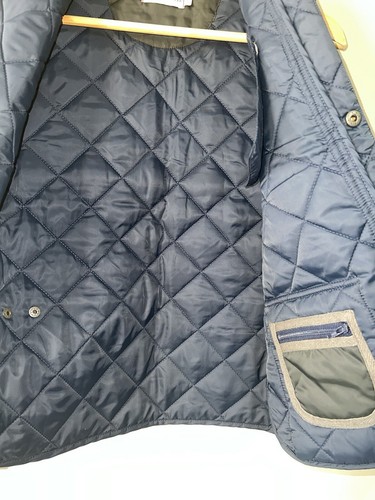Southern Proper Navy Blue Quilted Button Down Vest Youth Boys Medium Brand New - Picture 4 of 6