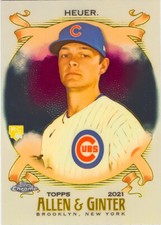 Codi Heuer RC 2021 Topps Chrome Allen & Ginter Rookie Card #290 White Sox