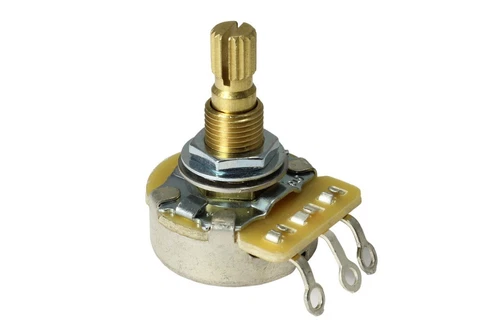 CTS Metric A500K Audio Split Shaft Pot Import Coarse Spline Potentiometer