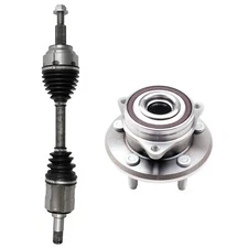 For Dodge Durango Jeep Grand Cherokee Front Left CV Axle Shaft Wheel Hub Bearing