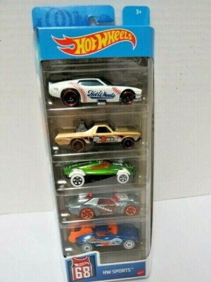 2020 Hot Wheels 5 Pack HW Sports '71 Mustang Funny Car '68 El Camino MRII +