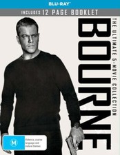 The Ultimate Bourne Collection NEW Cult Blu-Ray 5-Disc Boxset Matt Damon