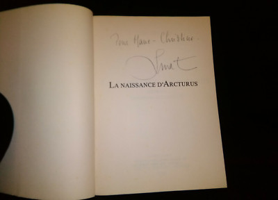 La naissance d'Arcturus Autogramm Gilles Servat EO Fantasy Celtic Bretagne