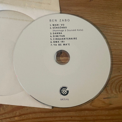 CD Ethno Ben Zabo - Same / Untitled (7 Song) GLITTERHOUSE REC cd only