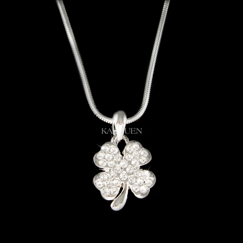 Swarovski 4 leaf clover hotsell necklace