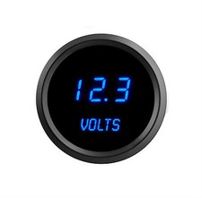 Digital Battery Voltage Gauge 52mm 2 116 Diameter Made In Usa Intellitronix