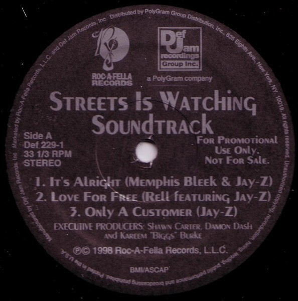 Various – Streets Is Watching Soundtrack ( VINYL 2 LPS ) Original Pressing