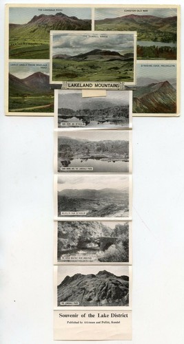 VIEW NOVELTY Pullout Flap Multiview Postcards 1940 to 1960..FINE UNUSED - Picture 36 of 44
