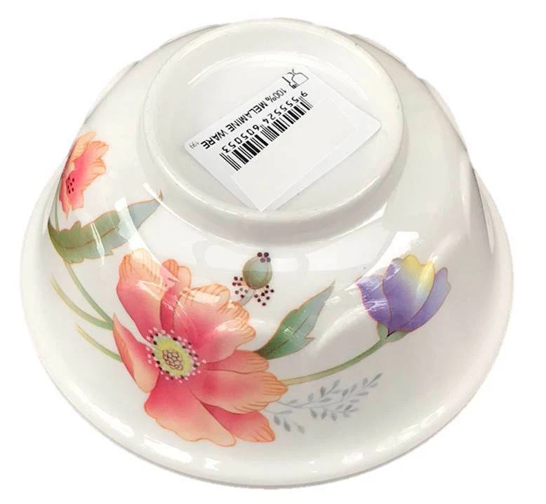 Tazón redondo de hibisco 100 % melamina Pho Wonton fideos sopa tazones de arroz 11 ~ 46 oz NUEVO Foto 3 de 4