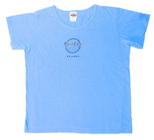 Vintage Hard Rock Cafe Shirt Men’s Large Blue Orlando T Shirt Sleeve USA Made
