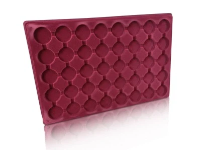 Coin Tray Collection Display Clear PlasticCase Holder 20p,10p,1 Euro SCHULZ PO40