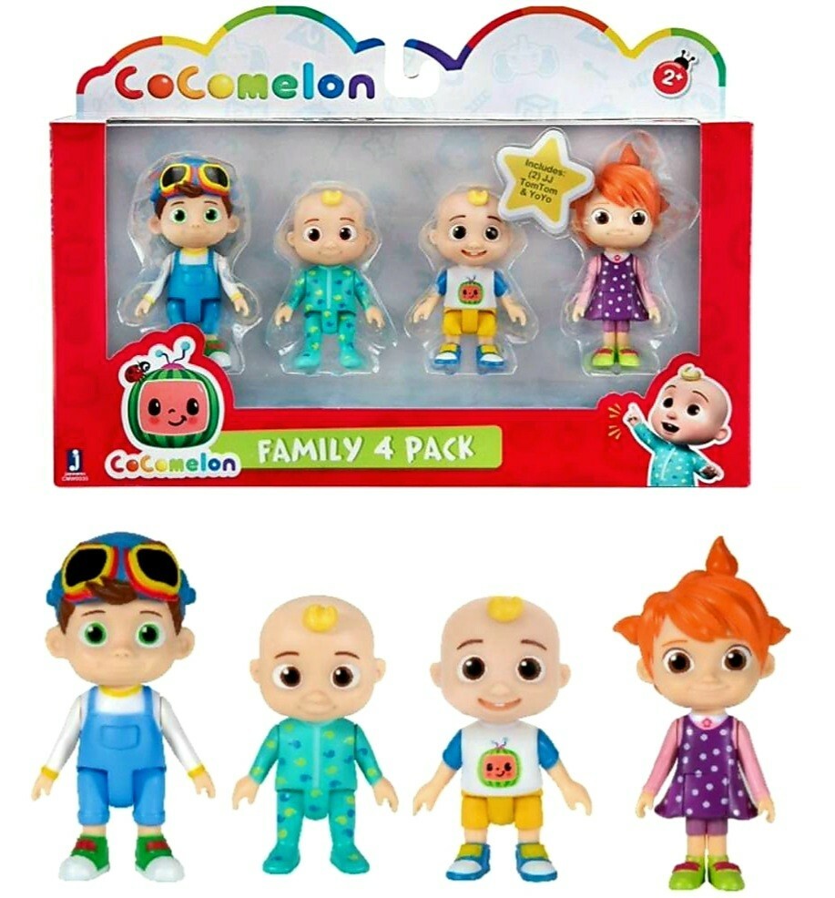 Cocomelon Friends & Family Figure Pack 3
