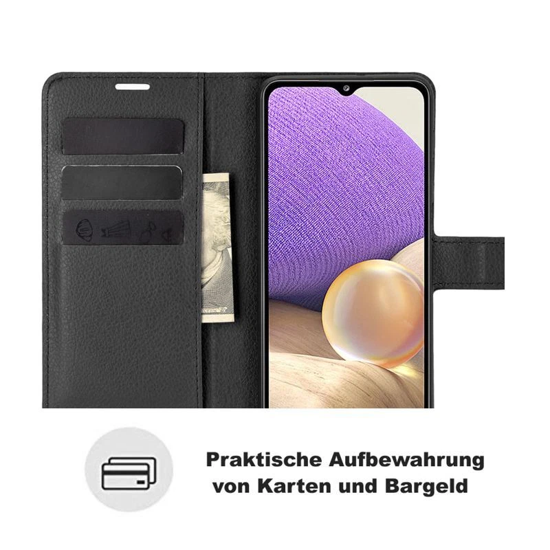 Handy Tasche für Samsung Galaxy A32 4G Hülle Handyhülle Wallet Case Flip Etui - Bild 4 von 4