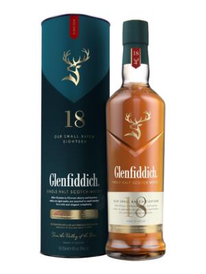 Glenfiddich 18 Jahre Small Batch Reserve Whisky - 40% Vol. / 0,7 Liter 