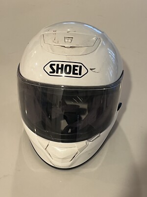 Shoei Qwest Motorcycle Helmet Size Small 55-56 Cm White Snell Approved
