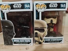 Funko Pop! Star Wars Imperial Death Trooper #144 & Scarif Stormtrooper #145