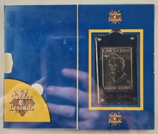 Lou Gehrig LE Full Boxed Set Golden Legends of Baseball 22Kt Gold Card