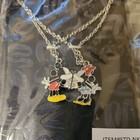 NIB Disney Mickey Mouse & Minnie Mouse Kissing Necklace Set Neon Tuesday — photo 2