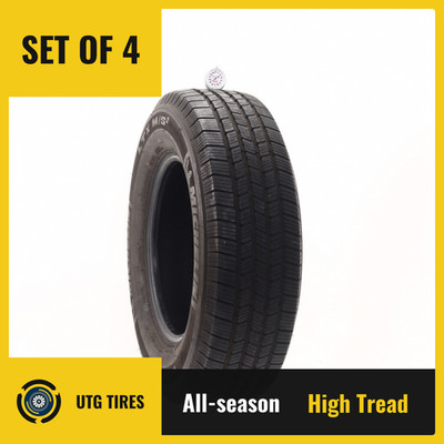 Set of (4) Used LT 225/75R16 Michelin LTX M/S2 115/112R - 9-10/32