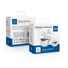 Blue Star Auricolare Bluetooth 5.4 T60 White Per Apple Iphone 13 Mini Pro Max