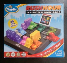 Think Fun Rush Hour Traffic Jam Brainteaser Puzzle Game - COMPLETE VGC - Free PP