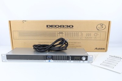Alesis DEQ830 Equalizer Real Time Analyzer ADAT Analog AD/DA Converter 100-230V
