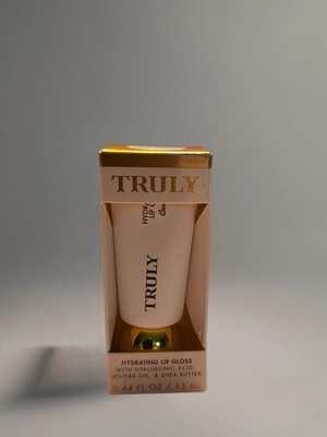 Truly COCO CLOUD Lip Gloss Clear Silver Shimmer BNIB Hydrating Lip Oil