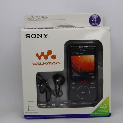 Sony Walkman NWZ-E436F / MP4-Player / Neu / 4gb / Schwarz / vom Händler