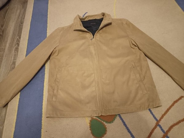 Men Pierre Cardin Jacket Brown Amaretto Cashmere