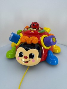 VTech Crazy Legs Learning Bugs Lady Bug Works With All 4 Shape Pieces