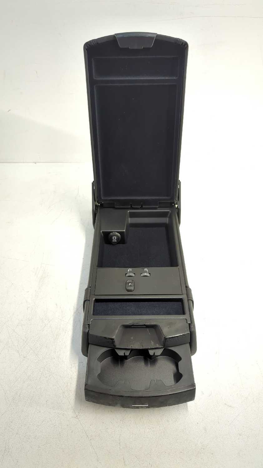 New OEM Maserati Rear Seat Console 2003-2008 Quattroporte Heated Black Arm Rest