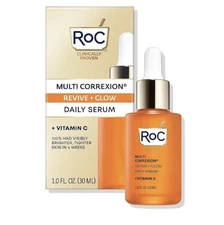 RoC Multi Correxion Revive + Glow Daily Serum + Vitamin C - 1.0 oz NEW