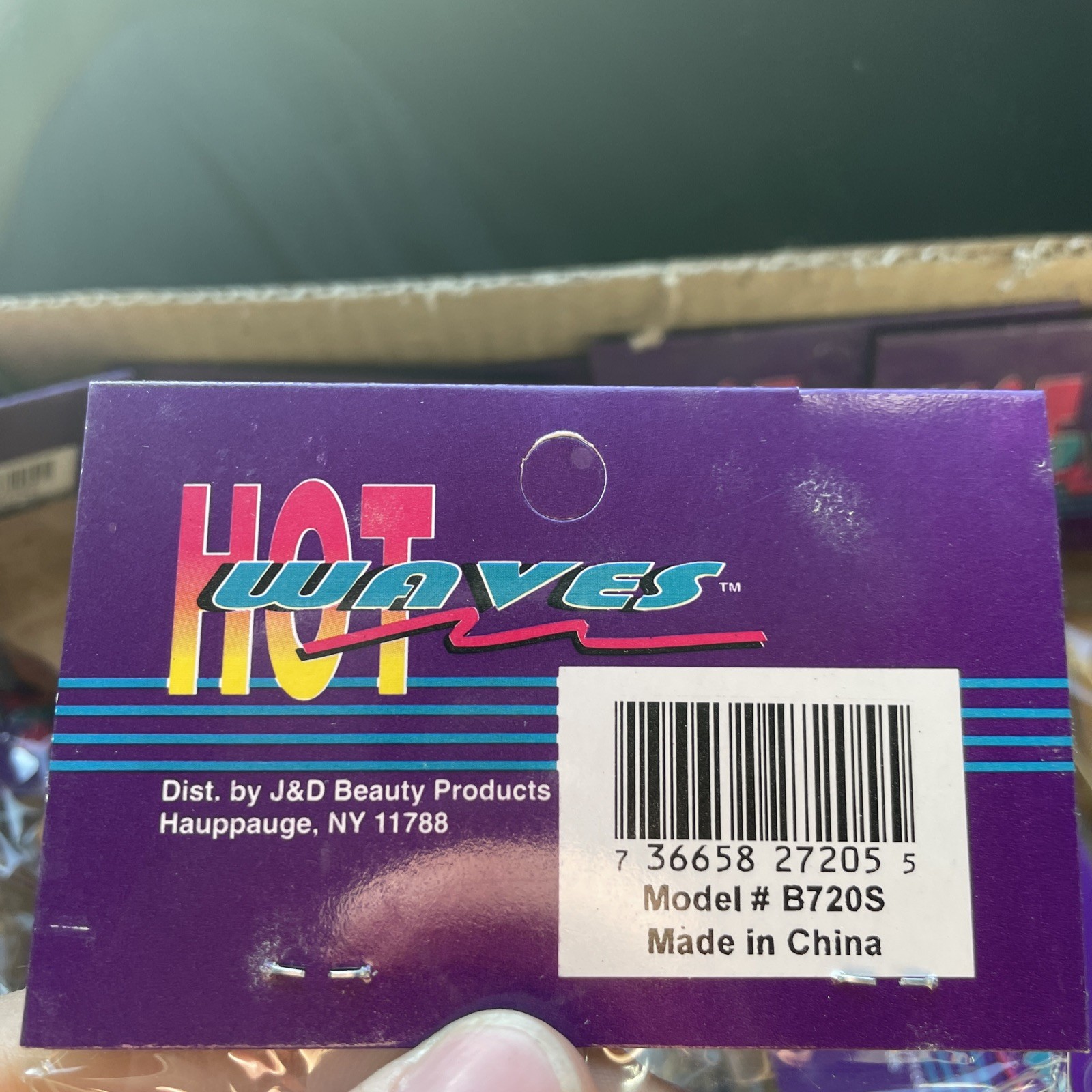 Hot Waves By J&D - Pure Boar Bristle 7 Row Brush #B720S (12 Brushes)