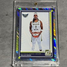 2025 Donruss WNBA Myisha Hines-Allen #65 Silver Lava Holo Foil Dallas Wings