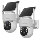 Solar Camera Security Outdoor - 100% Wire-Free Security Cameras Wireless 2PACK