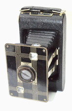 Kodak Jiffy Six-20 Folding Camera Art Deco -Shutter Works  Bellows Light Tight