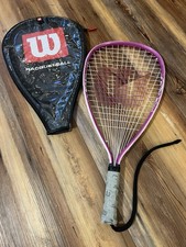 Wilson Racquetball Racket Purple with Cover Needs New Grip